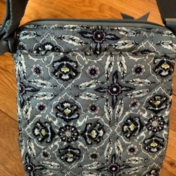 Women's Cotton Mini Hipster Crossbody Purse with RFID Protection - Picture 3 of 3